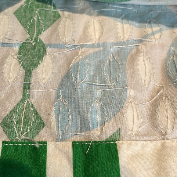 Rare Tory Burch Blue and Green Mirrored Tunic Blouse Top - Picture 14 of 16